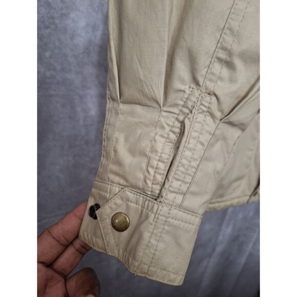 Vintage Lakeland Chore Jacket Barn Coat Womens Sz 40 Large Nylon Corduroy Collar - Picture 4 of 16